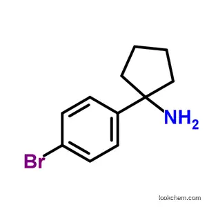 Molecular Structure of 1094341-13-5 (1-(4-Bromophenyl)cyclopentanamine)